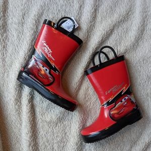Disney Cars Rain Boots kids size 9
